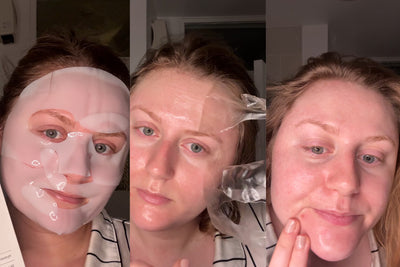 Before/after – my skin feels so much smoother.